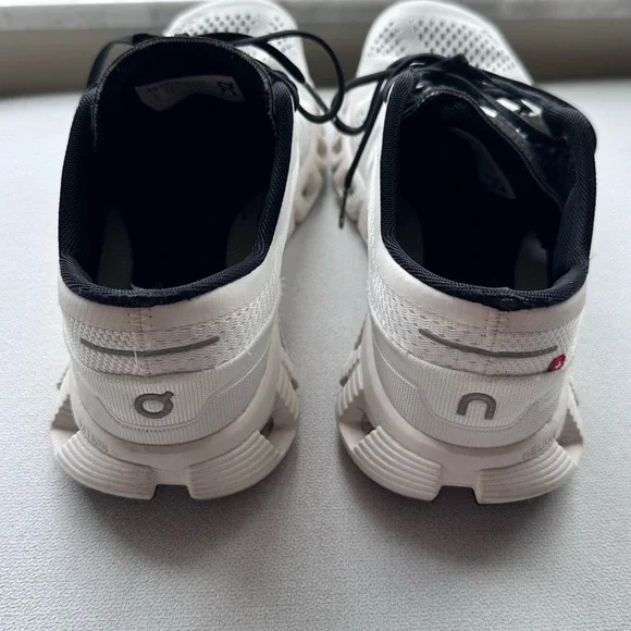 On Running White and Black Athletic Sneakers - Picture 7 of 9